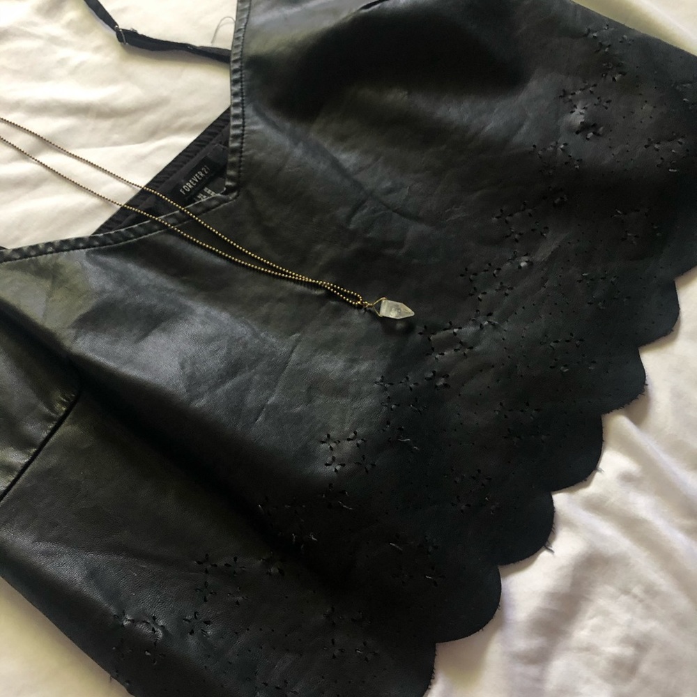 Black Cami Crop Top